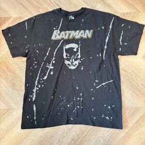 XL Mad Engine Black Batman Tee